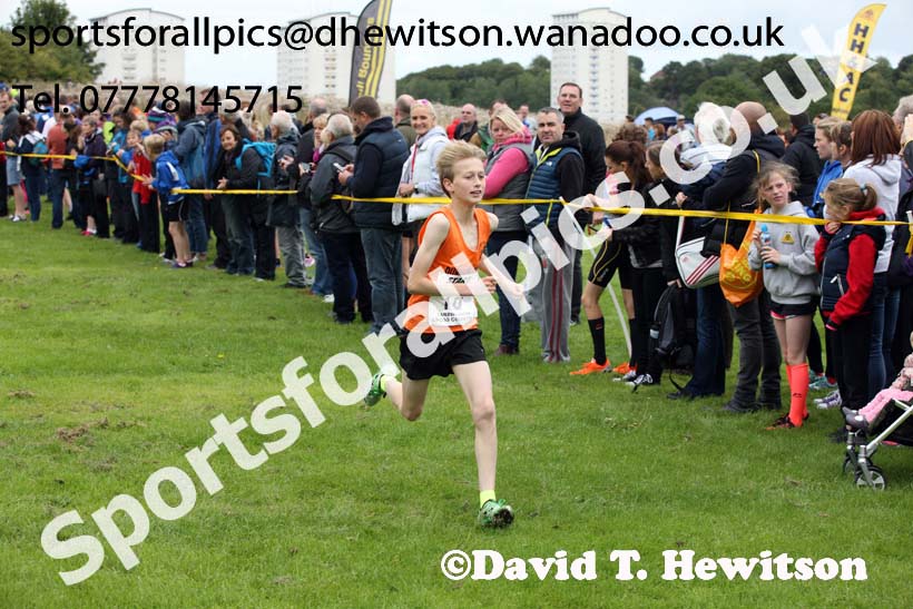 Under-13s Sunderland Harriers Open Cross Country. Photo: David T. Hewitson/Sports for All Pics